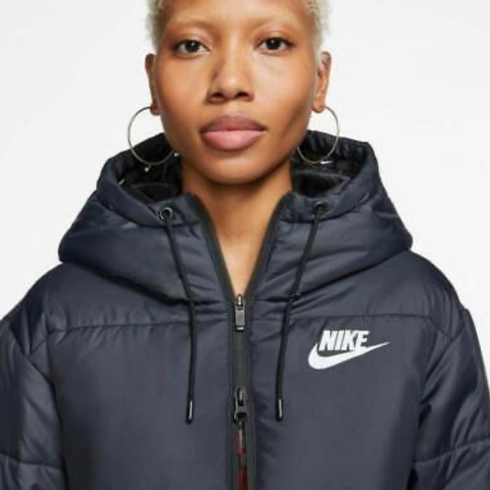 NIKE! SPORTSWEAR Thermal Hooded Puffer Parka Coat - Picture 13 of 16